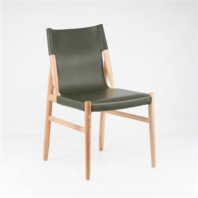 Nordic Ergonomik Eyer Ahşap Yemek Sandalyesi Sırtlıklı